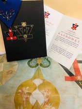 Hell Fire Club Initiation Secret Symbols Jewel Badge Membership Thelema Occult comprar usado  Enviando para Brazil