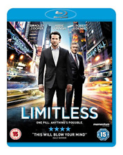 Limitless blu ray for sale  PAISLEY