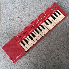 Casio PT-1 RARO VERMELHO Teclado Eletrônico Mini Sintetizador Feito No Japão Vintage comprar usado  Enviando para Brazil