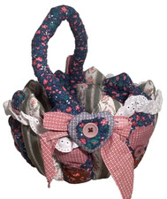 Hand quilted basket for sale  Suwanee