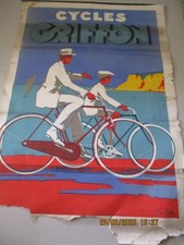 Affiche originale cycles d'occasion  Auxerre