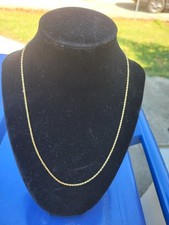 rope chain yellow 10k gold for sale  Eastaboga