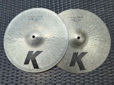 Pratos Dark Hi Hat personalizados Zildjian K 14" (ARQUIVO DE SOM) comprar usado  Enviando para Brazil