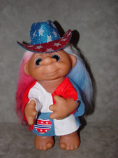 Usado, Boneca Troll OOAK 9" 604 Patriótica 4 de Julho NOVA Olhos e Cabelo comprar usado  Enviando para Brazil