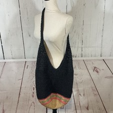 Balde de corda de sisal de palha tecido bolsa hobo ombro desleixado tiracolo praia boho comprar usado  Enviando para Brazil