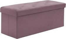 Folding storage ottoman for sale  SALFORD