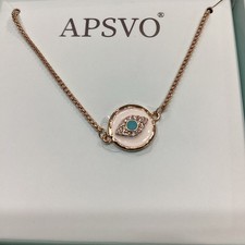 Usado, APSVO Fashion Jewelry Greek Eye Adjustable Gold Color Bracelet NIB FREE SHIPPING comprar usado Usado, APSVO Fashion Jewelry Greek Eye Adjustable Gold Color Bracelet NIB FREE SHIPPING comprar usado  Enviando para Brazil