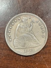 1873 seated liberty for sale  Utica