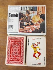 Vintage canasta playing for sale  WALSALL