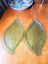 leaf glass dish set serving for sale leaf glass dish set serving for sale Fair Lawn