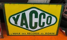 Plaque émaillée yacco d'occasion  Le Cendre