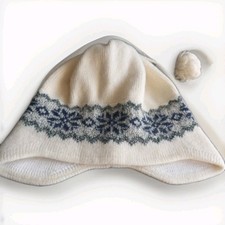 Bommelmütze winterkappe cream gebraucht kaufen  Dornstetten