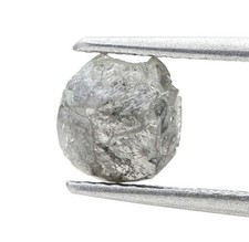 Rough Raw Diamante 1.05ct Plata Gris Brillante Natural Medio Bola Forma para Aro comprar usado  Enviando para Brazil