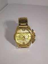 Relógio masculino Diesel Ironside cronógrafo mostrador dourado DZ-4377 aço inoxidável 5 barras comprar usado  Enviando para Brazil