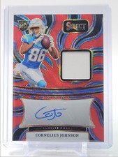 CORNELIUS JOHNSON 2024 SELECT RPA ROOKIE RED WAVE PRIZM PATCH RC AUTOMÁTICO Q3524 comprar usado CORNELIUS JOHNSON 2024 SELECT RPA ROOKIE RED WAVE PRIZM PATCH RC AUTOMÁTICO Q3524 comprar usado  Enviando para Brazil