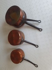 Ensemble casseroles cuivre d'occasion  Beauvais