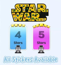 Adesivos Mono_poly go (adesivos 4 estrelas e adesivos 5 estrelas) envio rápido comprar usado  Enviando para Brazil