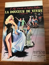LA DOLCE VITA (1960) ORIGINAL 16X24 FRENCH FILM POSTER/FELLINI/ANITA EKBERG/Sexy, usado comprar usado  Enviando para Brazil