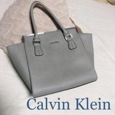 Usado, Bolsa de mão Calvin Klein cinza feminina alça superior bolsa de ombro original coleção limitada comprar usado  Enviando para Brazil