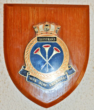 Vintage hms illustrious for sale  WISBECH