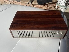 Ecualizador de frecuencia gráfico Luxman G-120A de colección probado funcionando bonita cabina de madera segunda mano  Embacar hacia Mexico