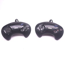 Usado, Sega Mega Drive Genesis Controllers SJ-3500 Lote de 2 Pares Conjunto Oficial OEM Funciona comprar usado Usado, Sega Mega Drive Genesis Controllers SJ-3500 Lote de 2 Pares Conjunto Oficial OEM Funciona comprar usado  Enviando para Brazil