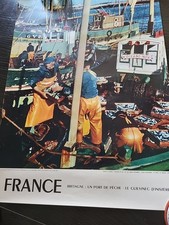 Affiche bretagne pêche d'occasion  Gap