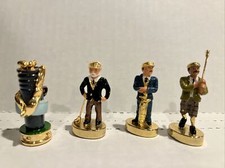 Miniatura 2" Cor Ouro Bronze Figura De Golfe/golfista Decoração, peça De Jogo Cake Topper comprar usado  Enviando para Brazil