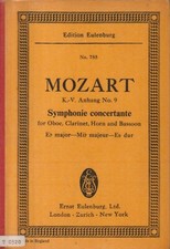 Mozart symphonia concertante gebraucht kaufen  Wittmund