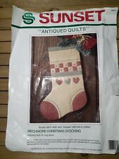 Kit de meia de Natal Sunset Dimensions patchwork 1989 EUA (pacote aberto) comprar usado  Enviando para Brazil