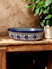 Polish pottery oval for sale  HARROGATE