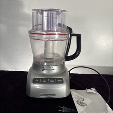 KitchenAid 13 xícaras processador de alimentos cinza modelo KFP1330 com manual - recondicionado! comprar usado  Enviando para Brazil