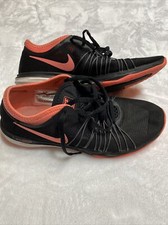 Tênis de corrida Nike Dual Fusion HIT feminino EUA 7.5 preto rosa 844674-005 comprar usado  Enviando para Brazil