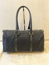 GUCCI Cartera Mini Bolso de Gimnasio Patrón GG Cuero Negro Viaje Auténtico segunda mano  Embacar hacia Argentina