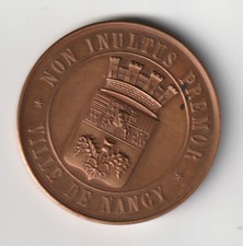 Médaille bronze ville d'occasion  Nancy-