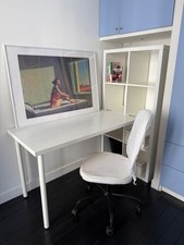 Bureau blanc etageres d'occasion  Paris XVII