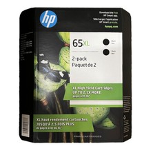 Cartuchos de tinta preta genuínos HP 65XL 2 PSC, usado comprar usado  Enviando para Brazil