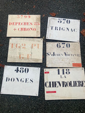 Plaques fourgon postal d'occasion Plaques fourgon postal d'occasion  Franconville