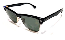 Usado, Óculos de sol Ray Ban RB4175 601/58 preto cinza polarizado quadrado 57-16 145 crack Len comprar usado  Enviando para Brazil