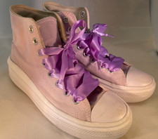 Pink flatform converse for sale  ST. ALBANS