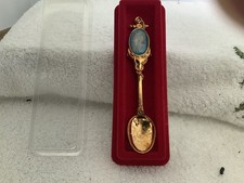 Gold coloured spoon for sale  CREWE