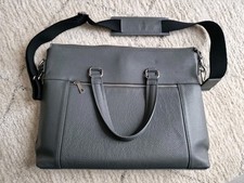 Grey leather laptop for sale  NOTTINGHAM