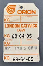 Orion airways lgw for sale  BRIGHTON