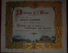 Stazione lavezzola diploma usato  Casalecchio di Reno