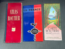 Lot cartes routières d'occasion  Chatou