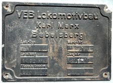 Riginal lokschild lkm gebraucht kaufen  Cochem-Umland