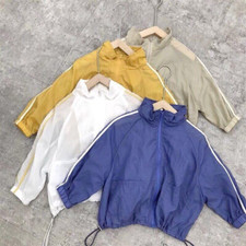 Casaco protetor solar infantil menino verão solto zíper camisa leve respirável conjunto externo comprar usado  Enviando para Brazil