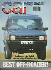 Car november 1990 for sale  GLENROTHES