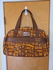 Bagagem de mão de viagem vintage Paul Frank Industries marrom PVC 2005 Y2K comprar usado  Enviando para Brazil