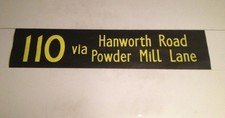 Hounslow bus blind for sale  NOTTINGHAM